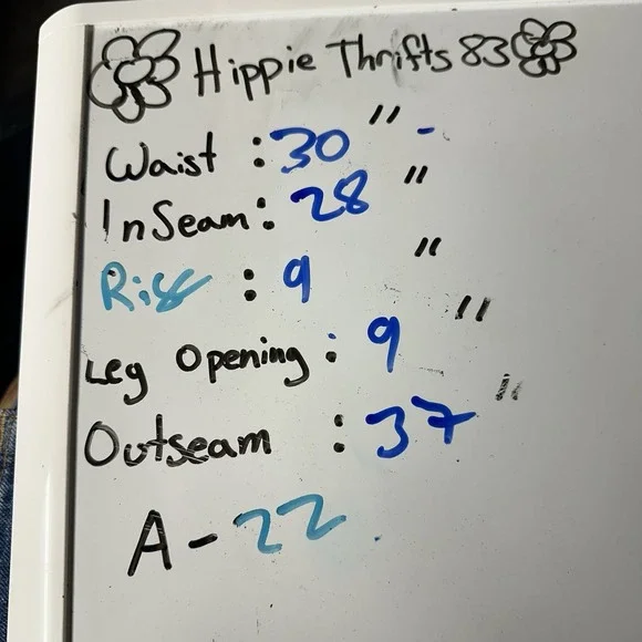 JAG Size 6 Dark Blue Corduroy Jeans Flat Front 5 Pocket Low Rise Boot Leg Y2K - Picture 6 of 6